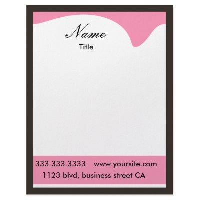 chic letterheads by CustomLetterheads