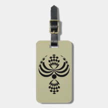 CHIC LUGGAGE/BAG TAG_ 193 WHEAT/BLACK