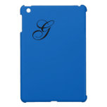 CHIC MINI IPAD CASE_ 154 BLUE  W/MONOGRAM iPad MINI CASES