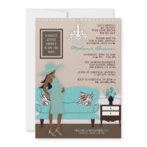 Chic Modern Mom Baby Shower Invite