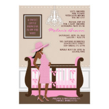 Chic Modern Mom Contemporary Baby Shower Invite