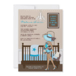 Chic Modern Mom Contemporary Baby Shower Invite