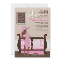 Chic Modern Mom Contemporary Baby Shower Invite