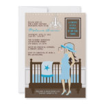 Chic Modern Mom Contemporary Baby Shower Invite