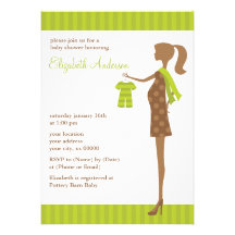 Chic Mom To Be Baby Shower Invitations
