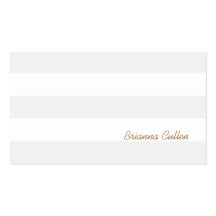 Chic Subtle Stripes Business Card
