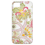Chic vintage floral swirl paisley iphone 5 case