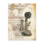 Chic Vintage Retro Telephone Postcards