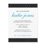 Chic Wedding Shower Invitation