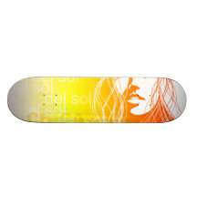 Chica del Sol Skateboard Deck