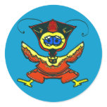 chicaboom round stickers