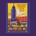 Chicago 1933 World's Fair Vintage Postcard postcards