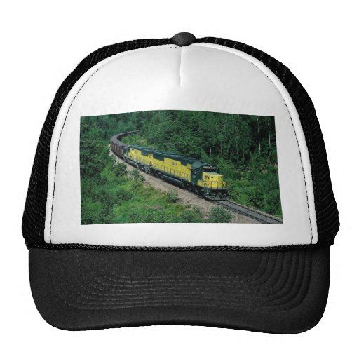 Chicago and Northwestern EMD No. 8028 with ore tra Mesh Hat