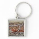 Chicago As it Was, c.1880 Keychain