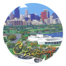 CHICAGO BEAUTIFUL LANDMARKS STICKERS
