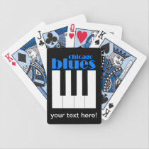 Chicago blues playing cards