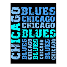 CHICAGO BLUES POST CARDS
