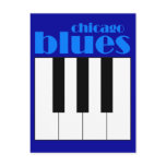 Chicago blues postcards