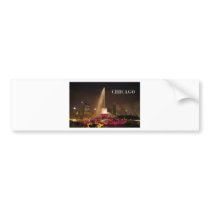 CHICAGO Buckingham Fountain (St.K) Bumper Sticker