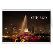 CHICAGO Buckingham Fountain (St.K) Greeting Cards