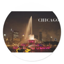 CHICAGO Buckingham Fountain (St.K) Sticker