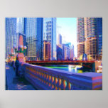 Chicago Canal Painting