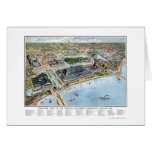 Chicago Columbian Expo, IL Panoramic Map - 1893 Greeting Cards
