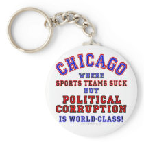 Chicago Corruption Key Chain