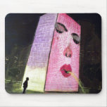 Chicago Crown Fountain at Millennium Park Mousepads
