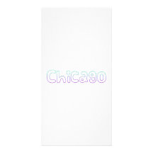 Chicago Customized Photo Card
