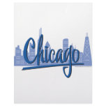 CHICAGO-Dark-Blue Custom Letterhead