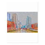 chicago downtown @ rivefront post cards