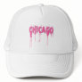 CHICAGO DRIPPING PINK PAINT HATS