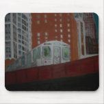 Chicago El Train Mouse Pads