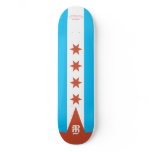 Chicago Flag Skate Board Decks