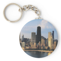 Chicago from Lake Shore Drive Keychain