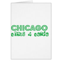 Chicago Girls 4 Ganja Greeting Cards