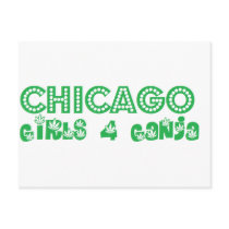 Chicago Girls 4 Ganja Postcard