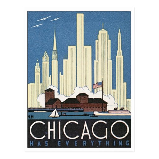 Chicago Has Everything Post Card