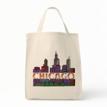 Chicago  IL Tote Bag