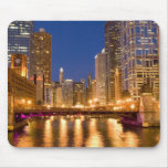 Chicago, Illinois, Skyline and Chicago River at