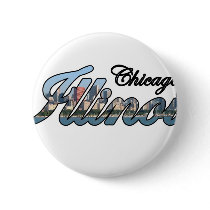 Chicago, Illinois Skyline buttons