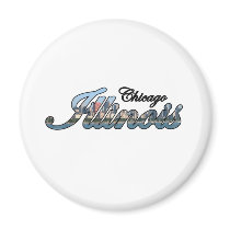 Chicago, Illinois Skyline magnets