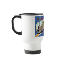 Chicago Illinois Vintage Postcard Coffee Mugs