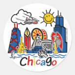 Chicago-KIDS-[Converted] Round Stickers