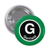 Chicago L Garfield Green Line Button