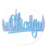 CHICAGO-Light-Blue Stickers