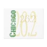 Chicago Marathon Post Card