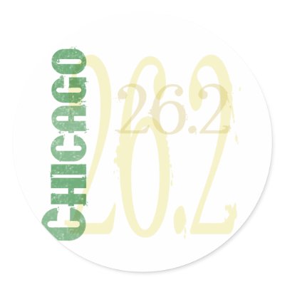 Chicago Marathon Sticker by Run2RunShop