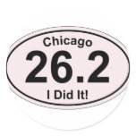 Chicago Marathon Stickers